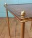 Brass & leather side table - SOLD
